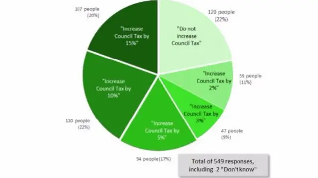 Council tax graph