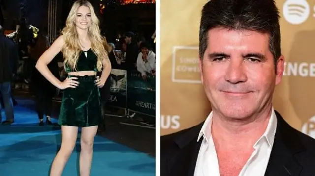 Louisa Johnson and Simon Cowell