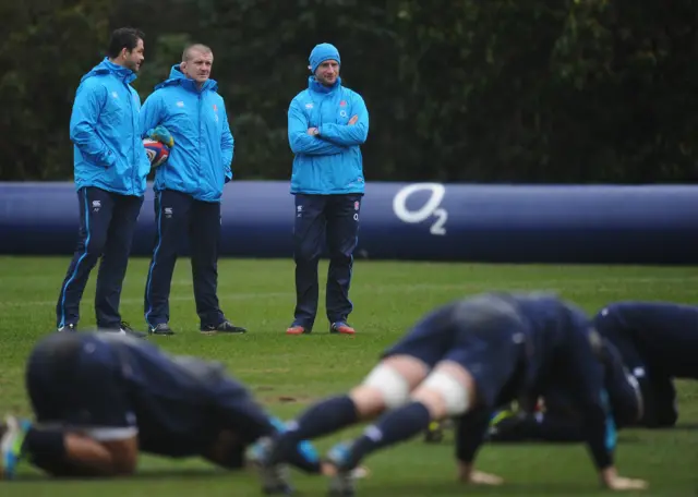 Andy Farrell, Graham Rowntree, Mike Catt