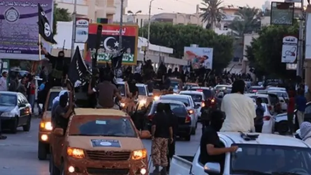 IS militants in LIbya