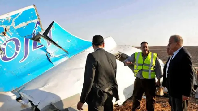 Egypt plane crash site