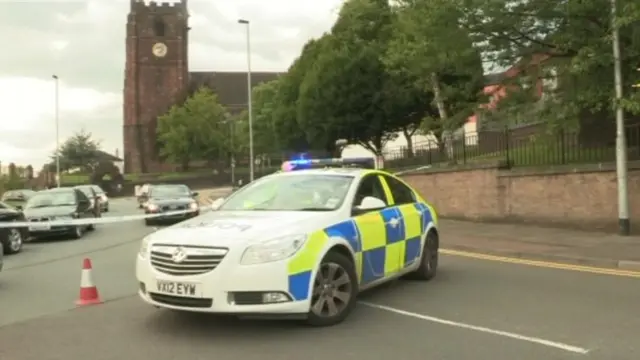 Staffordshire Police car