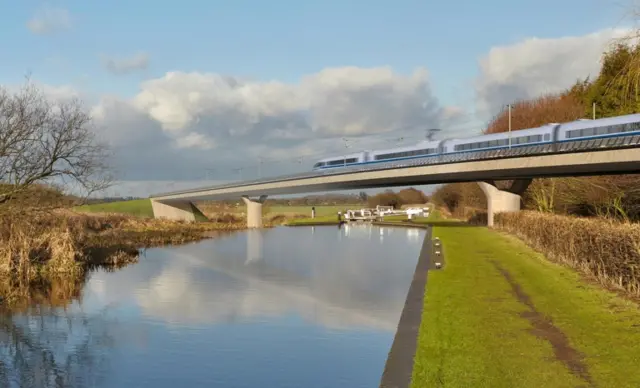 Image of HS2 train