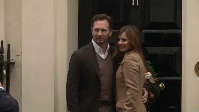 Former Spice Girl, Geri Horner (Halliwell) arrives at Number 11