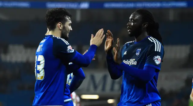 Tony Watt celebrates