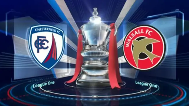 Chesterfield v Walsall in the FA Cup second round