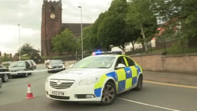 Staffordshire Police car