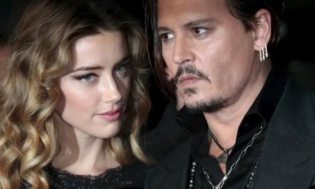 Amber Heard and Johnny Depp