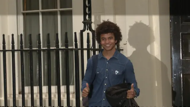 Blue Peter presenter, Radzi Chinyanganya arrives at Number 11