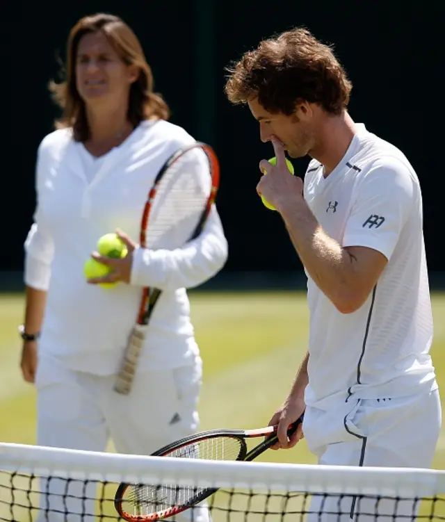 Amelie Mauresmo and Andy Murray