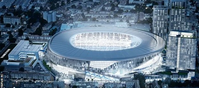 Plans for Tottenham Hotspur's new stadium