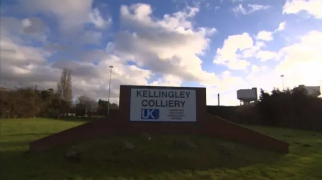 Kellingley Colliery sign