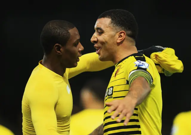 Troy Deeney and Odion Ighalo