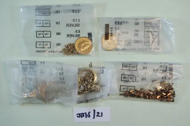 Some of the items recovered by police