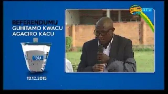 Screengrab from Rwanda television