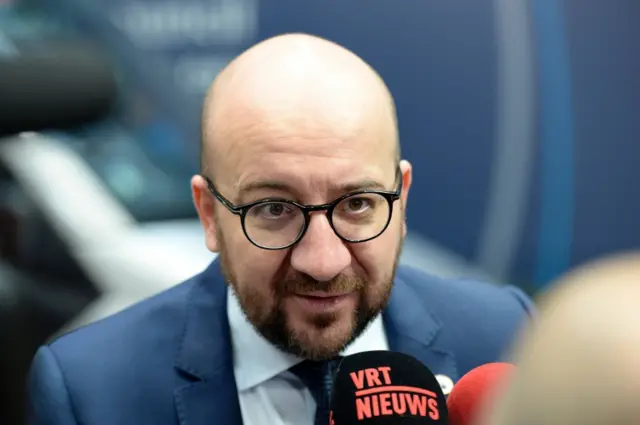 Belgian prime minister Charles Michel