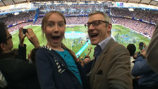 Jeremy Vine and his daughter Martha