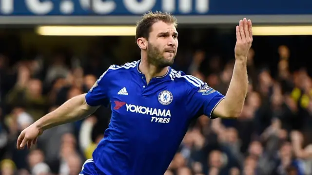 Branislav Ivanovic celebrates