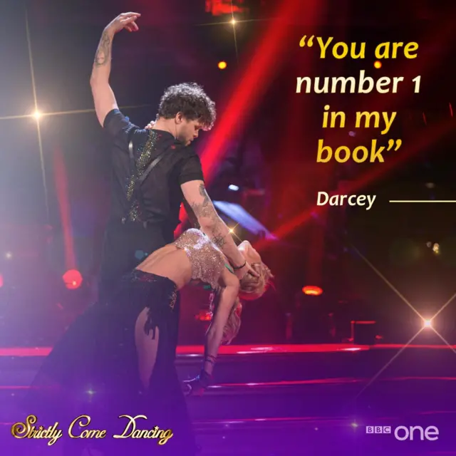 Darcey's comments on Jay's final dance