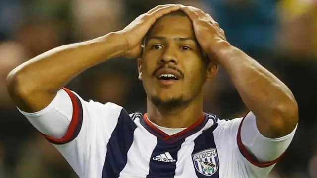 West Brom striker Salomon Rondon