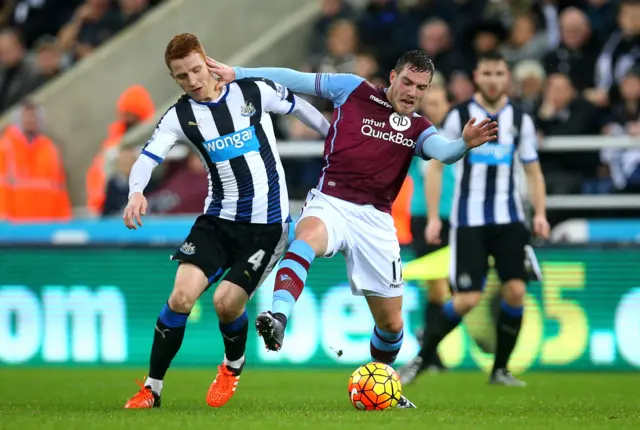 Jack Colback and Jordan Veretout