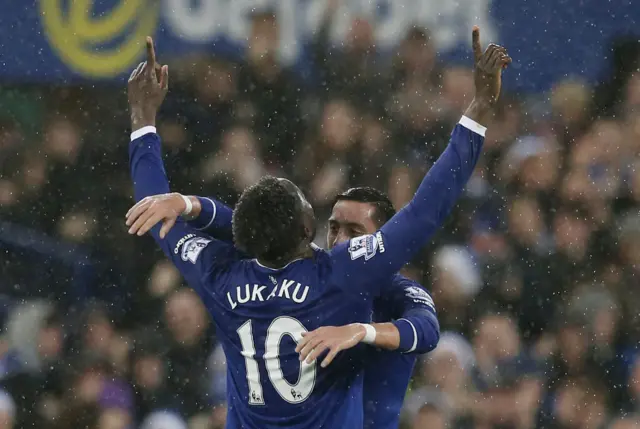 Romelu Lukaku of Everton