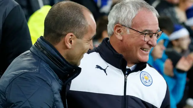 Claudio Ranieri and Roberto Martinez