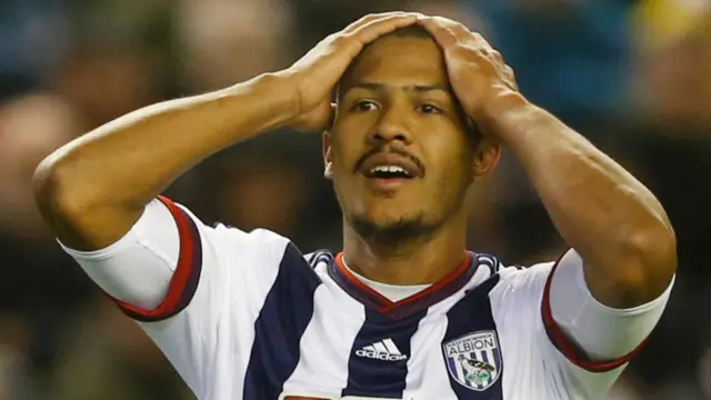 West Brom striker Salomon Rondon