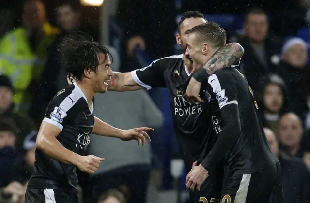 Leicester celebrate their third