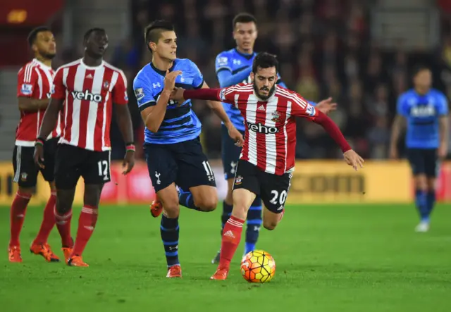 Juanmi and Erik Lamela