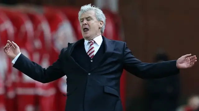 Stoke City manager Mark Hughes