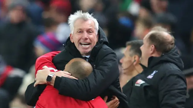 Crystal Palace manager Alan Pardew