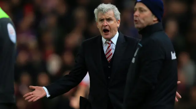 Stoke manager Mark Hughes