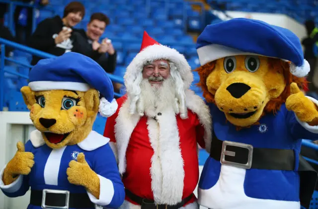 Father Christmas at Stamford Bridge