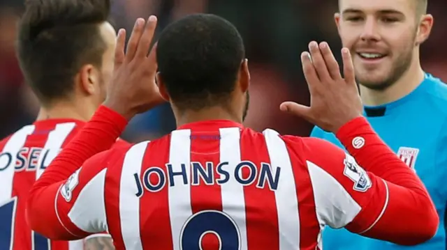 Stoke City defender Glen Johnson