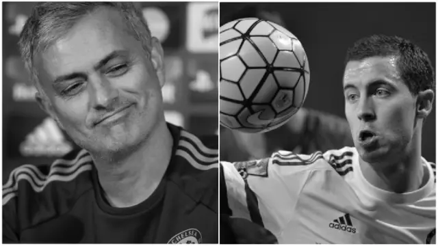 Jose Mourinho and Eden Hazard