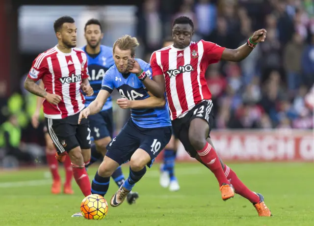 Harry Kane and Victor Wanyama