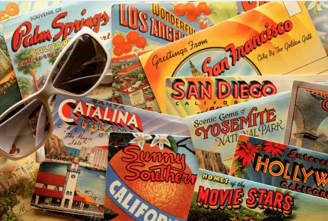 California postcards