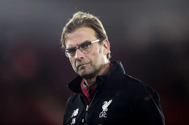 Liverpool manager Jurgen Klopp