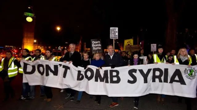 Anti-war protest in London