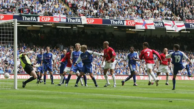 2004 FA Cup Final Millwall v Manchester United