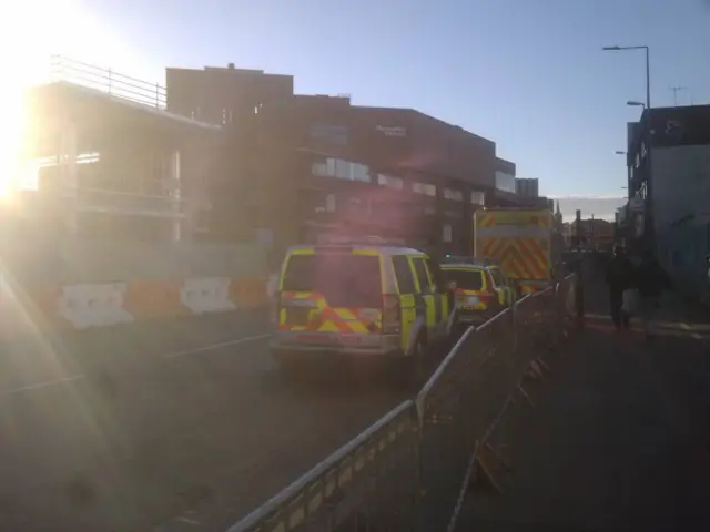 Emergency services at the Haymarket