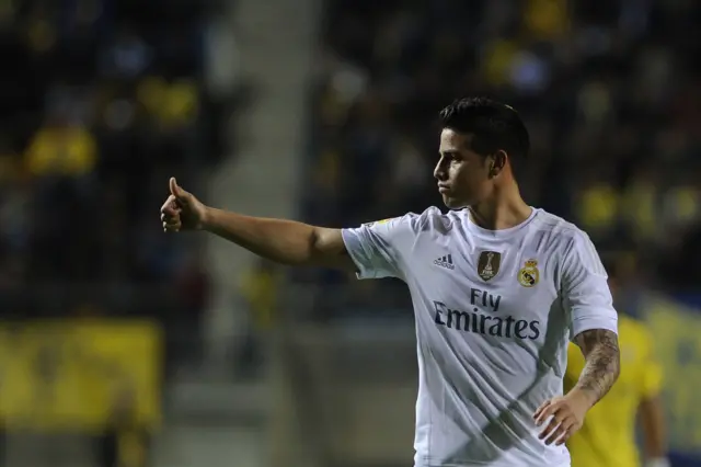 Real Madrid striker James Rodriguez