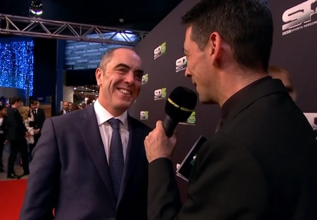 James Nesbitt on the red carpet for Sports Personality of the Year