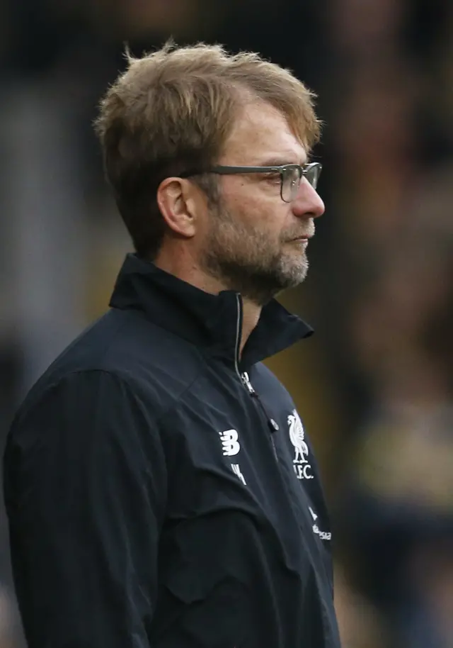 Liverpool manager Jurgen Klopp