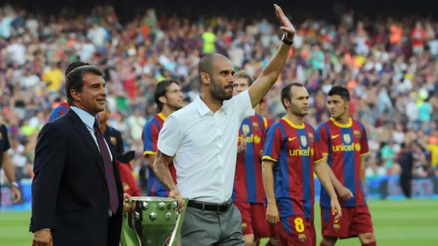 Pep Guardiola in 2009