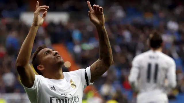 Danilo celebrates