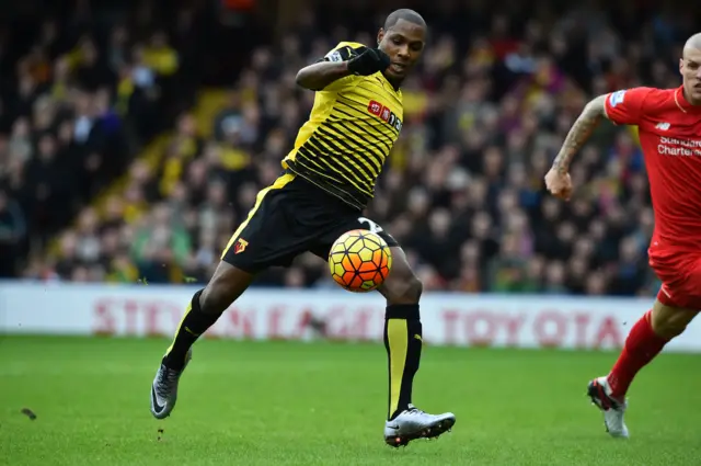 Odion Ighalo scores Watford's second