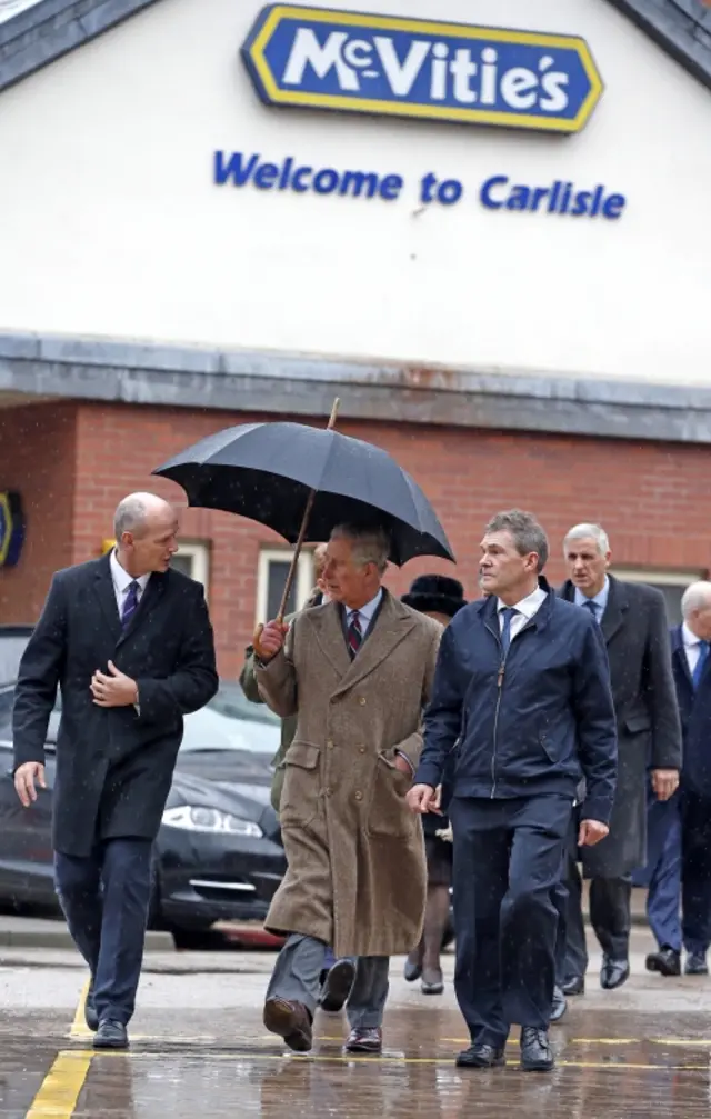 Prince Charles in Cumbria