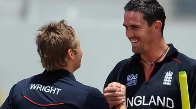 Luke Wright and Kevin Pietersen